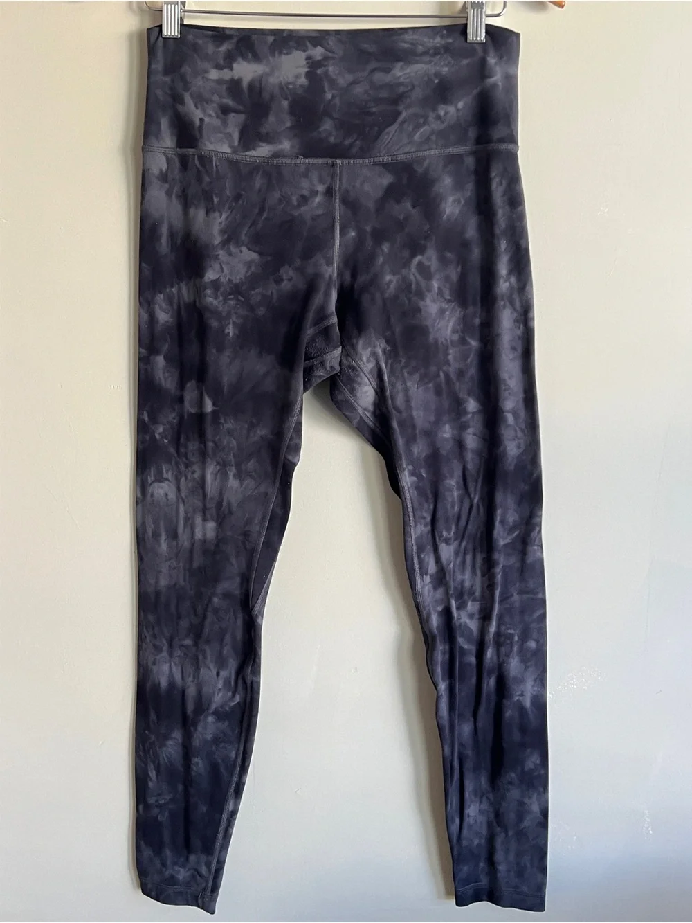 Lululemon 10 Diamond Dye Dark Align Butter Soft Black Gray Yoga Leggings 28”